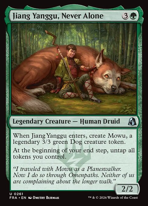 MTG Jiang Yanggu, Never Alone FRA 261 Standard Foil front