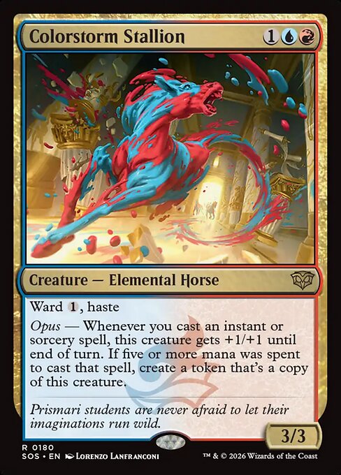 MTG Colorstorm Stallion SOS 180 Regular Foil