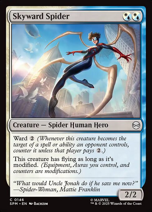 MTG Skyward Spider SPM 146 Regular Nonfoil