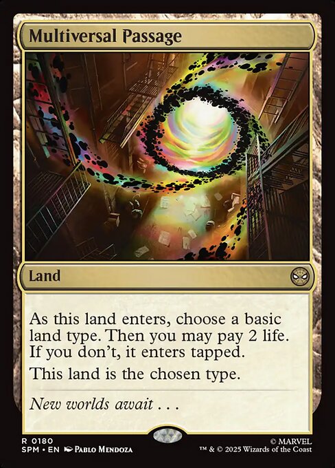 MTG Multiversal Passage SPM 180 Regular Foil