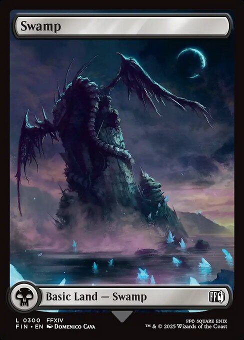 MTG Swamp FIN 300 Regular Foil