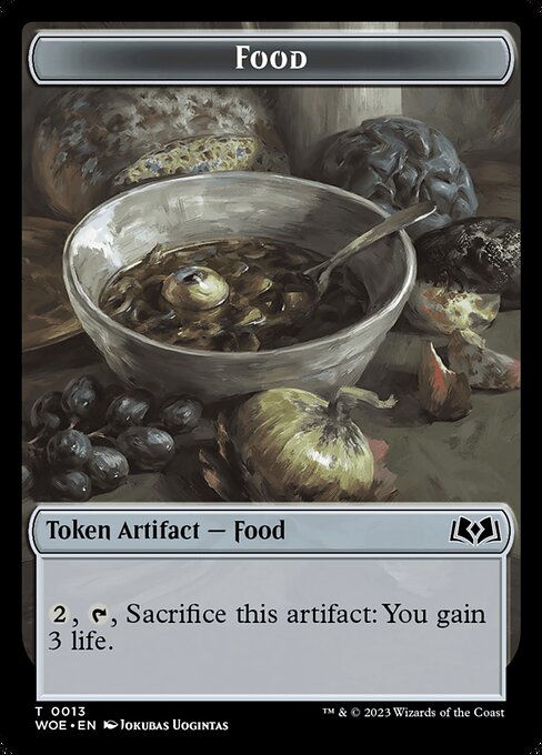 MTG Food Token WOE 013 Token Foil