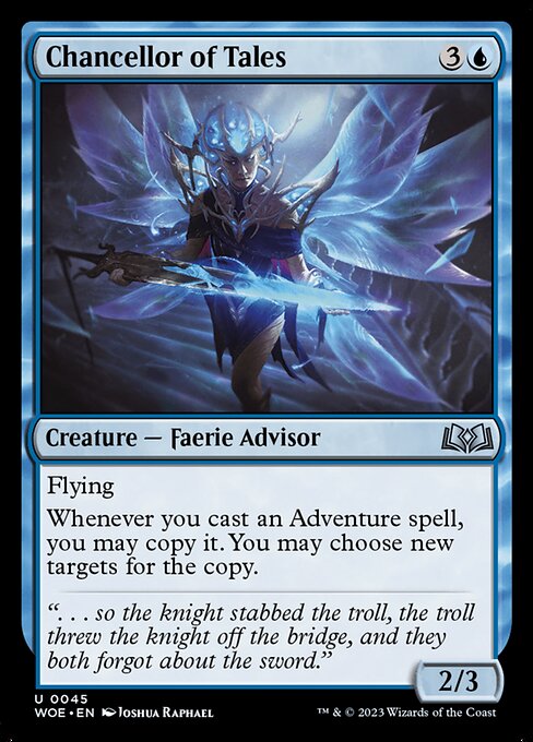 MTG Chancellor of Tales WOE 045 Regular Foil