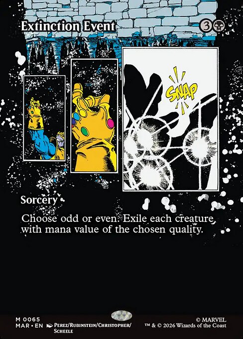 MTG Extinction Event MAR 065 Borderless Source Material Foil