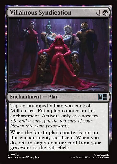 MTG Villainous Syndication MSC 672 Regular Nonfoil