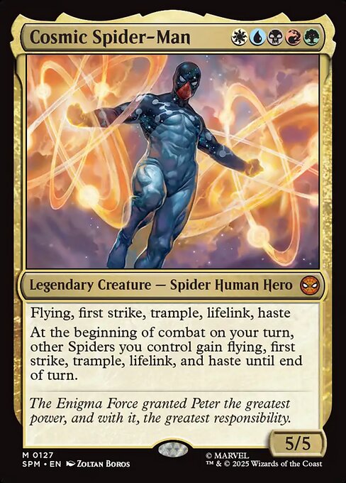 MTG Cosmic Spider-Man SPM 127 Regular Foil