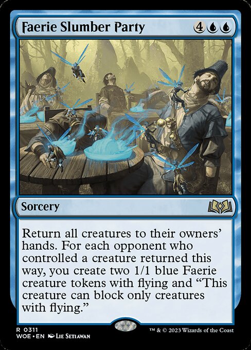 MTG Faerie Slumber Party WOE 311 Jumpstart Nonfoil