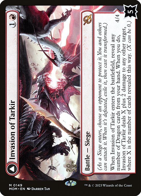 MTG Invasion of Tarkir // Defiant Thundermaw PMOM 149s Prerelease Foil