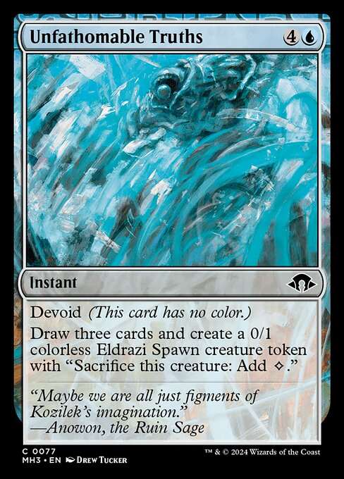 MTG Unfathomable Truths MH3 077 Regular Foil