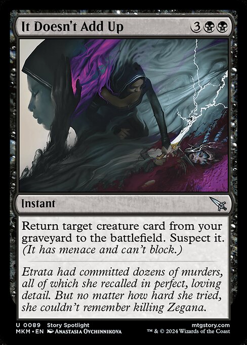 MTG It Doesn't Add Up MKM 089 Regular Nonfoil
