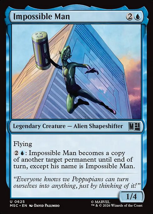 MTG Impossible Man MSC 625 Regular Nonfoil