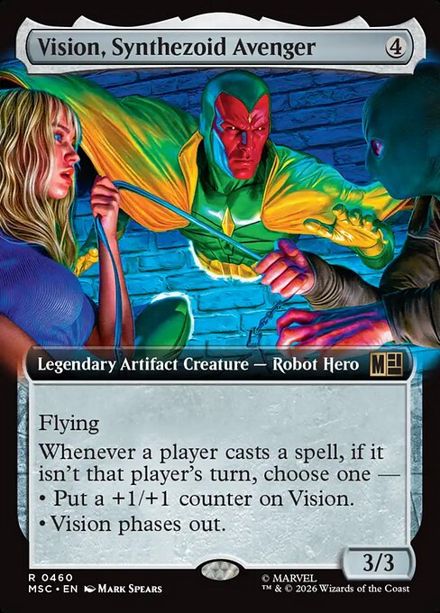 MTG Vision, Synthezoid Avenger MSC 460 Extended Art Nonfoil