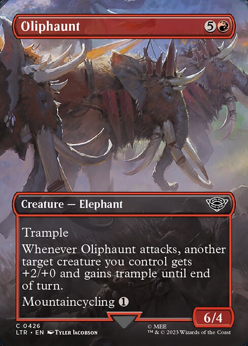 MTG Oliphaunt LTR 426 Borderless Nonfoil