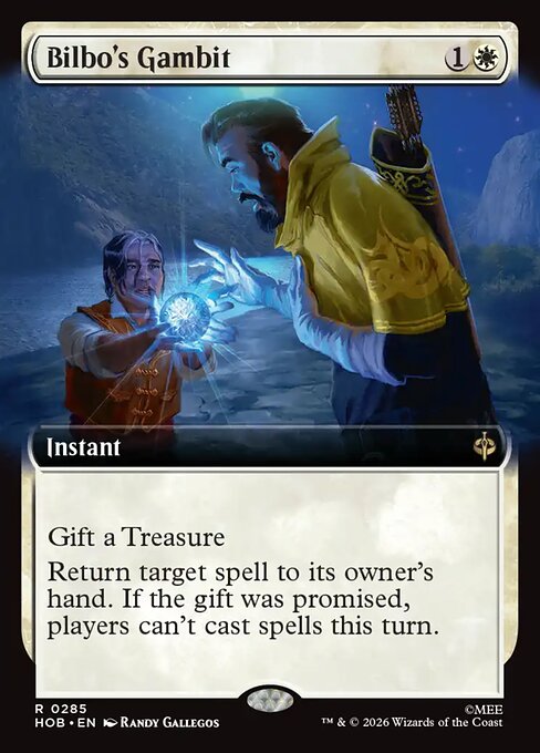 MTG Bilbo's Gambit HOB 285 Alternate Art Foil