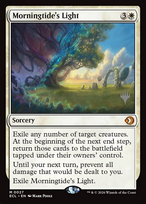MTG Morningtide's Light PECL 027p Promo Pack Foil