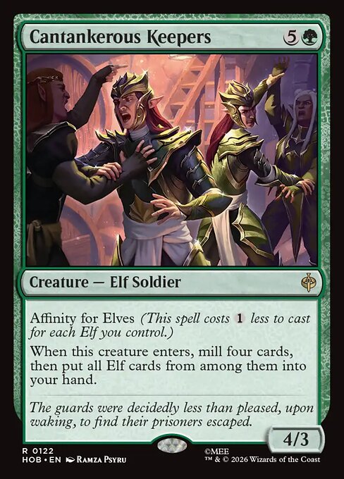 MTG Cantankerous Keepers HOB 122 Regular Nonfoil