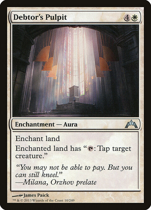 MTG Debtor's Pulpit GTC 010 Regular Foil