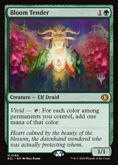 MTG Bloom Tender PECL 166p Promo Pack Foil