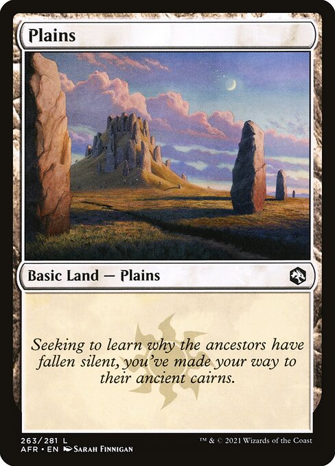 MTG Plains AFR 263 Regular Nonfoil