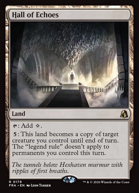 MTG Hall of Echoes PFRA 179P Promo Pack Nonfoil front