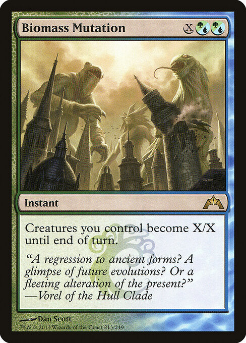 MTG Biomass Mutation GTC 213 Regular Foil