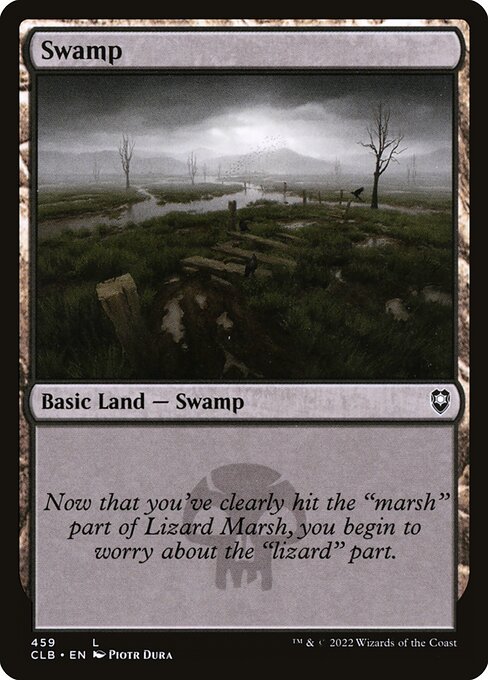 MTG Swamp CLB 459 Regular Foil