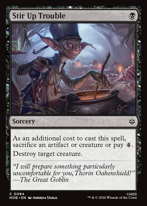 MTG Stir Up Trouble HOB 084 Regular Foil