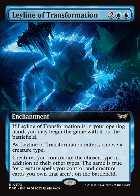 MTG Leyline of Transformation DSK 372 Extended Art Foil