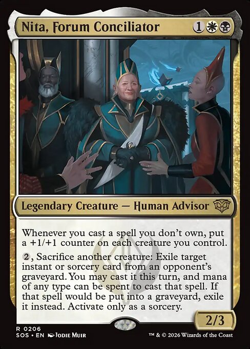 MTG Nita, Forum Conciliator SOS 206 Regular Nonfoil