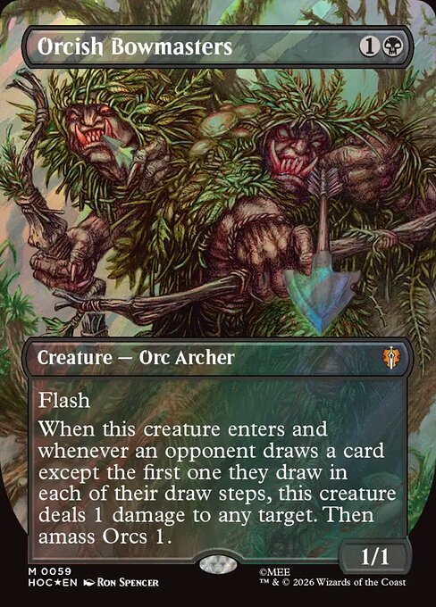 MTG Orcish Bowmasters HOC 059 Regular Foil