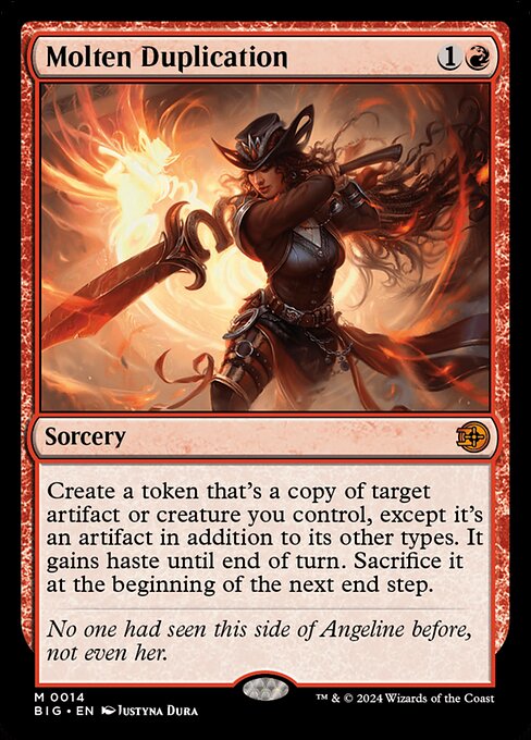 MTG Molten Duplication BIG 014 Regular Foil