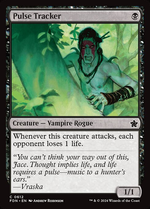 MTG Pulse Tracker FDN 612 Starter Collection Nonfoil