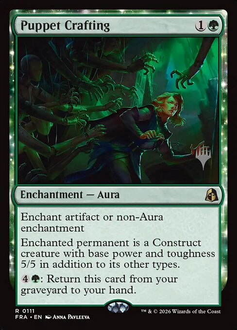 MTG Puppet Crafting PFRA 111P Promo Pack Nonfoil front