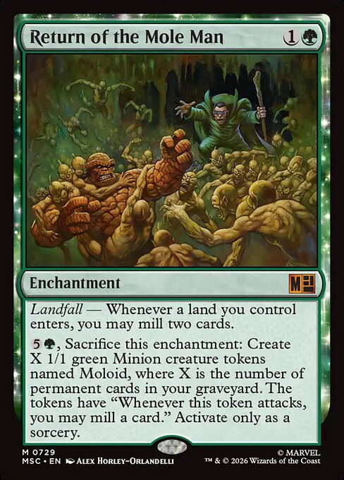 MTG Return of the Mole Man MSC 729 Regular Foil