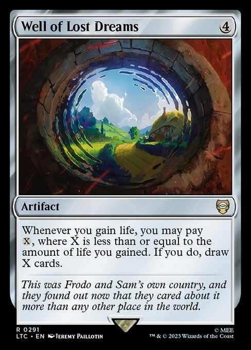 MTG Well of Lost Dreams LTC 291 Alternate Art Nonfoil