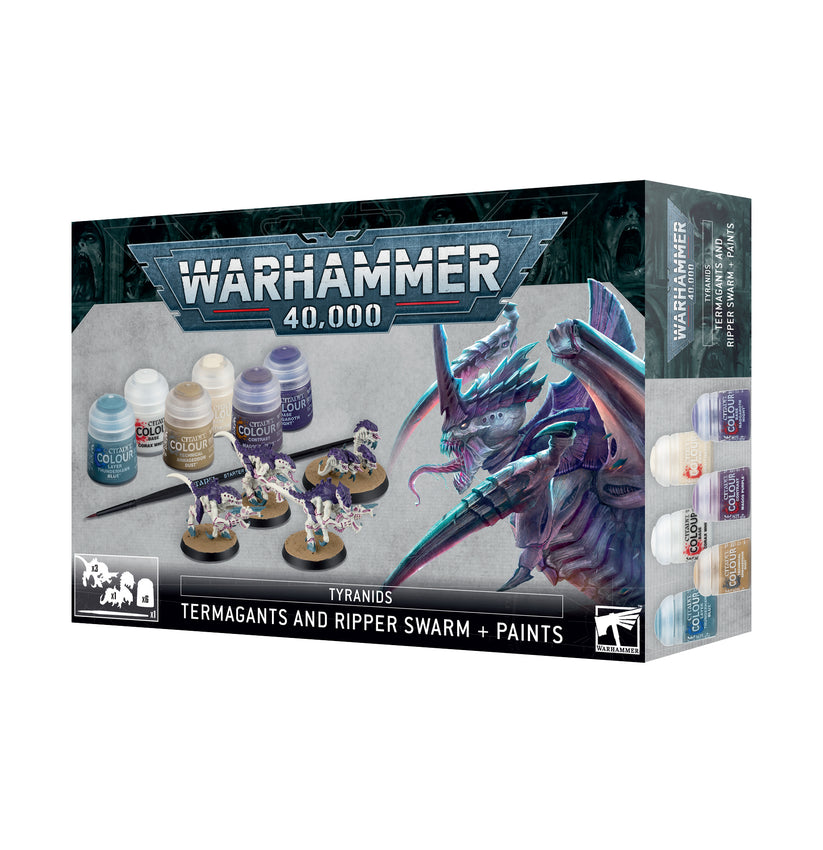 Tyranid Termagants And Ripper Swarm + Paints