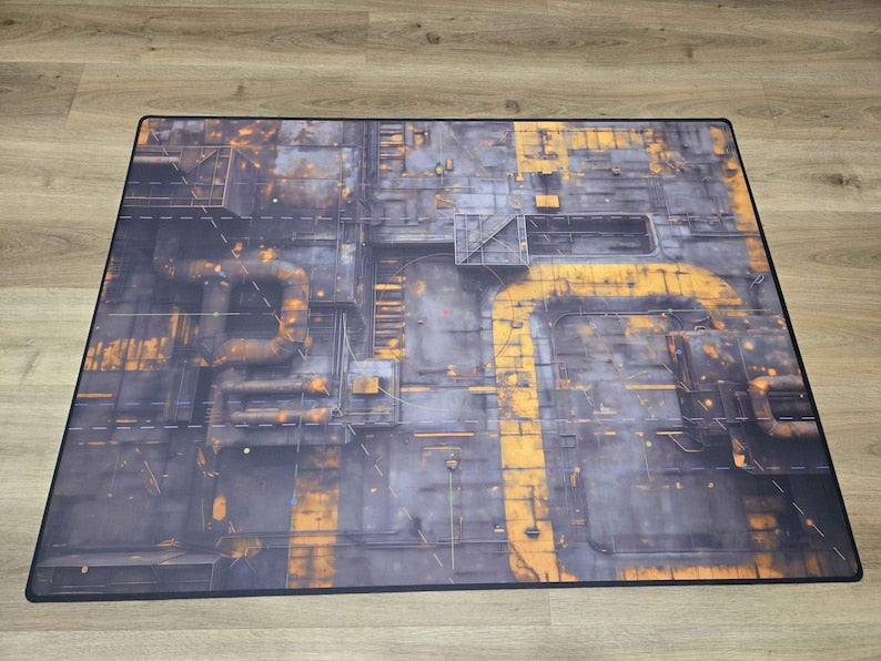 Battlemats 40k 60X44inch Deployment lines and Objective marker dots