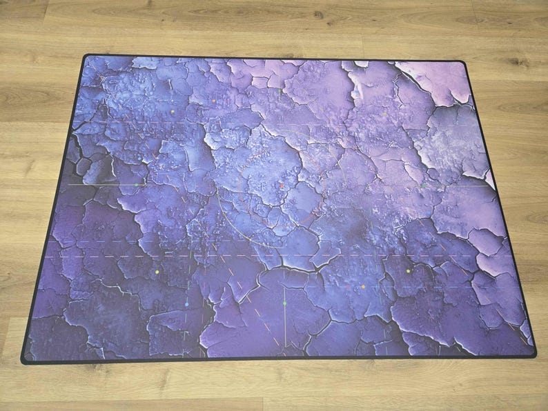 Battlemats 40k 60X44inch Deployment lines and Objective marker dots