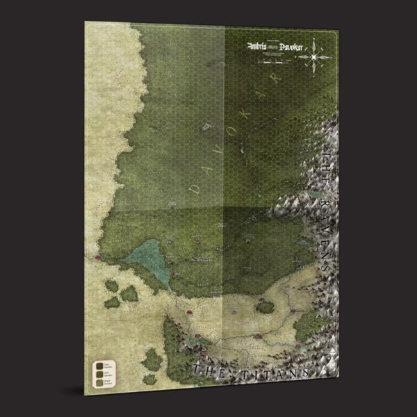 Symbaroum RPG - Symbar and Davokar Hex Map