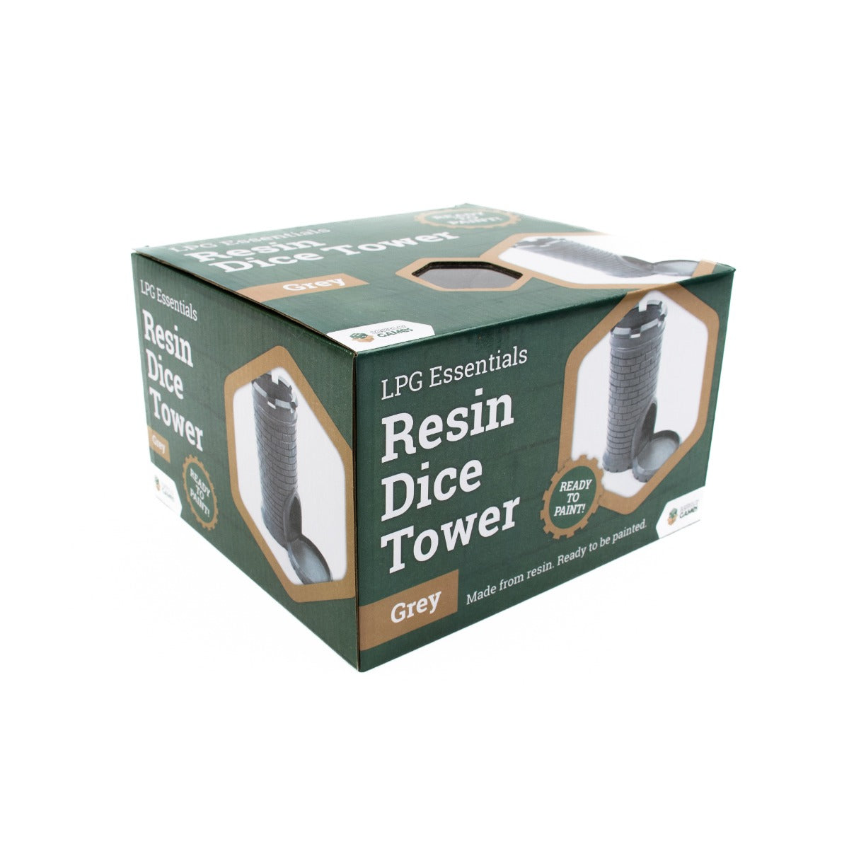 Resin Dice Tower - Grey