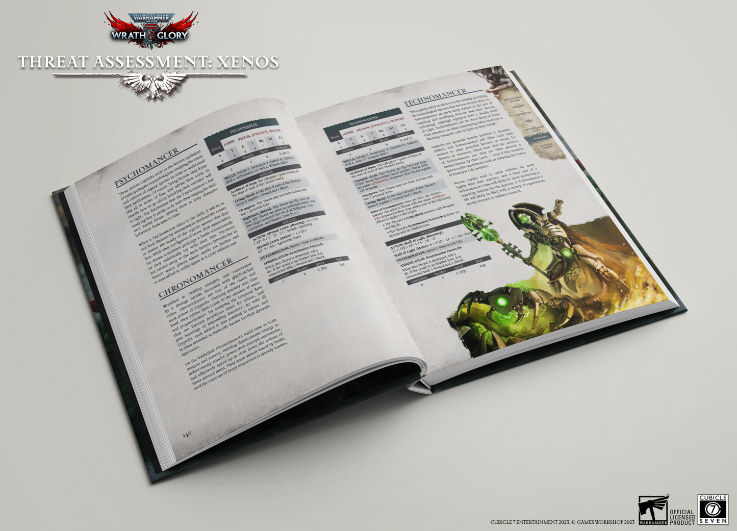 Warhammer 40k RPG Wrath & Glory Threat Assessment Xenos