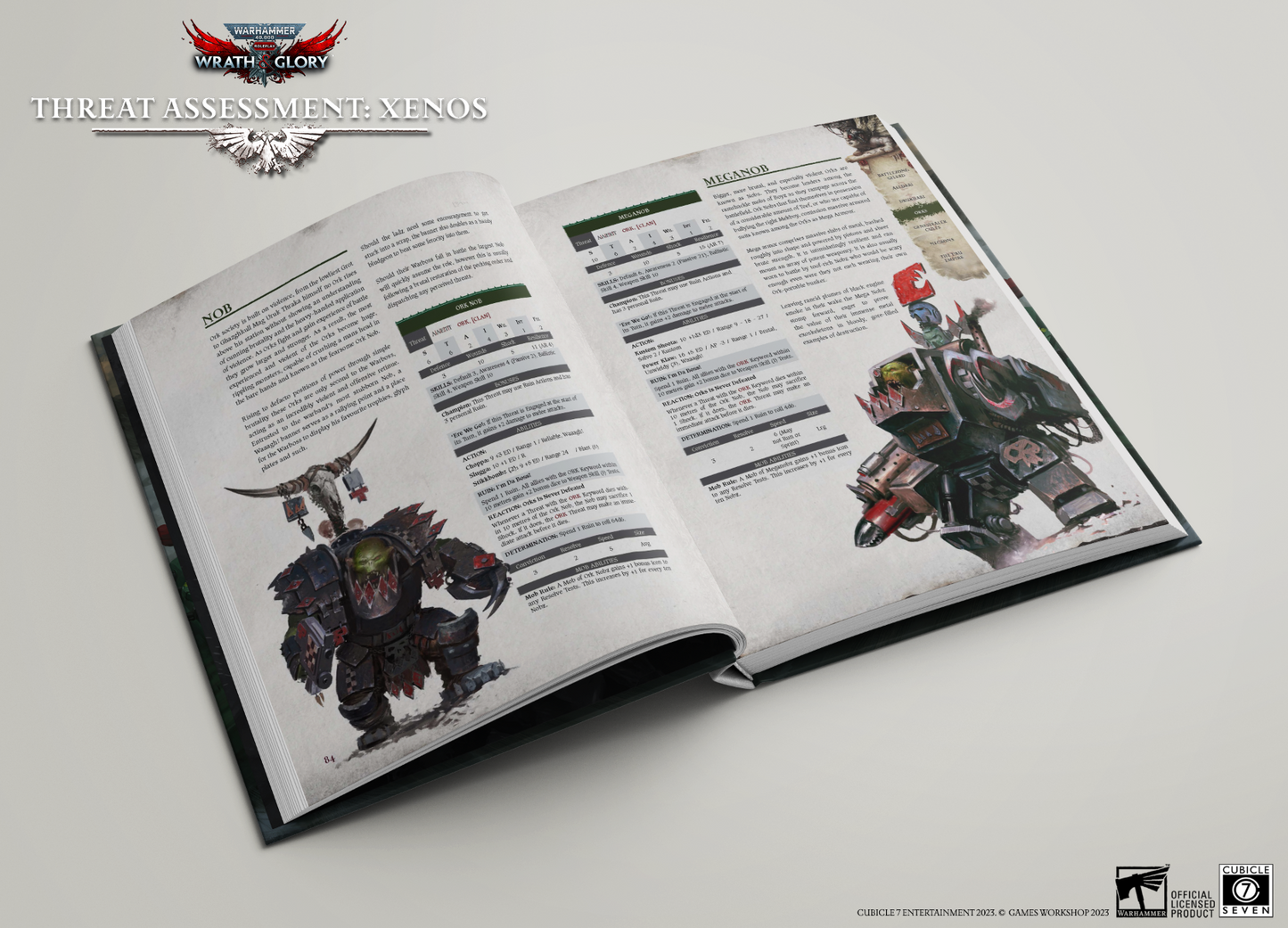 Warhammer 40k RPG Wrath & Glory Threat Assessment Xenos