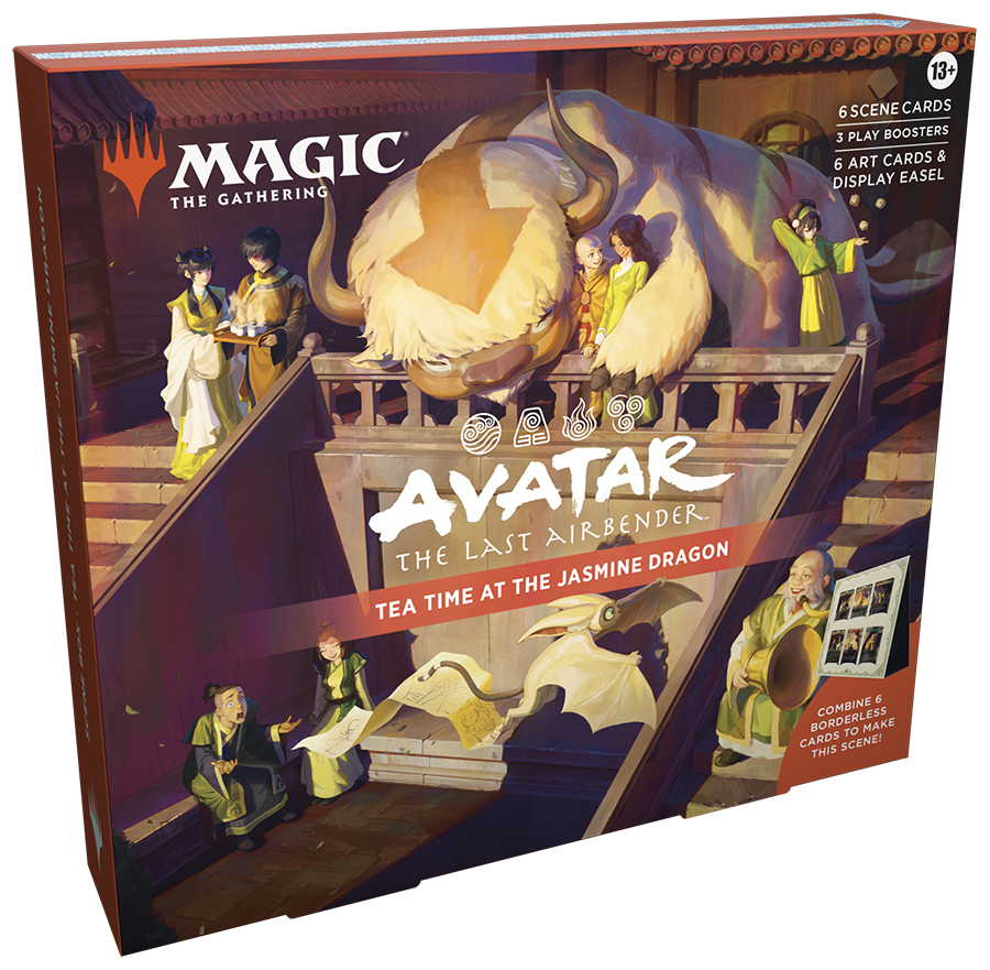 Magic Avatar: The Last Airbender - Scene Box Tea Time at the Jasmine Dragon