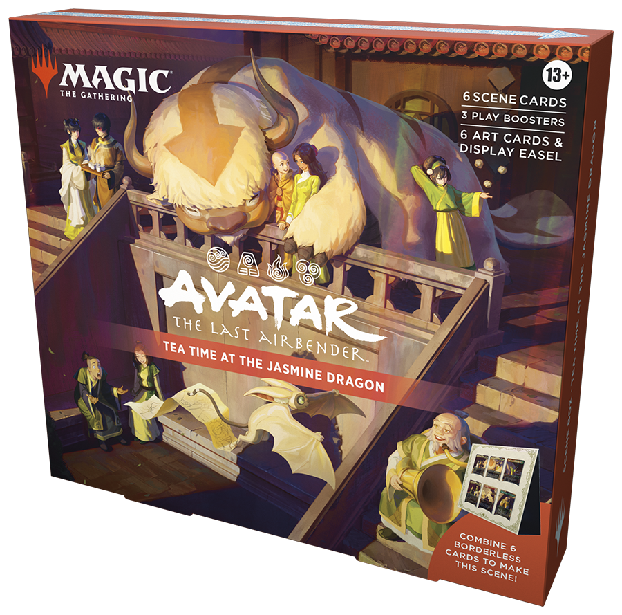 Magic Avatar: The Last Airbender - Scene Box Tea Time at the Jasmine Dragon