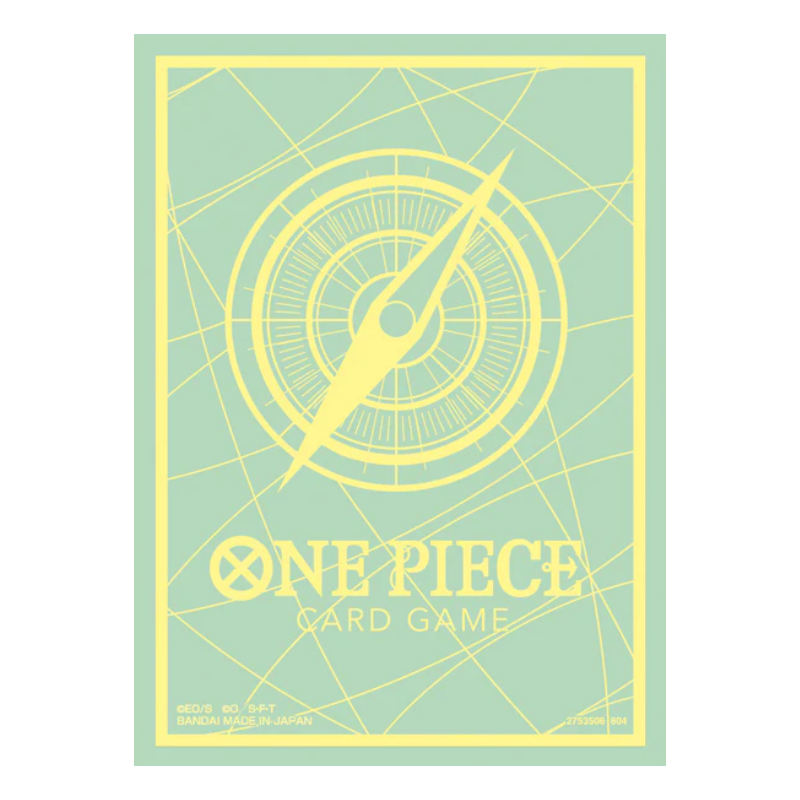 One Piece Card Game Official Card Sleeve 9 D: Standard Mint Green & Lemon