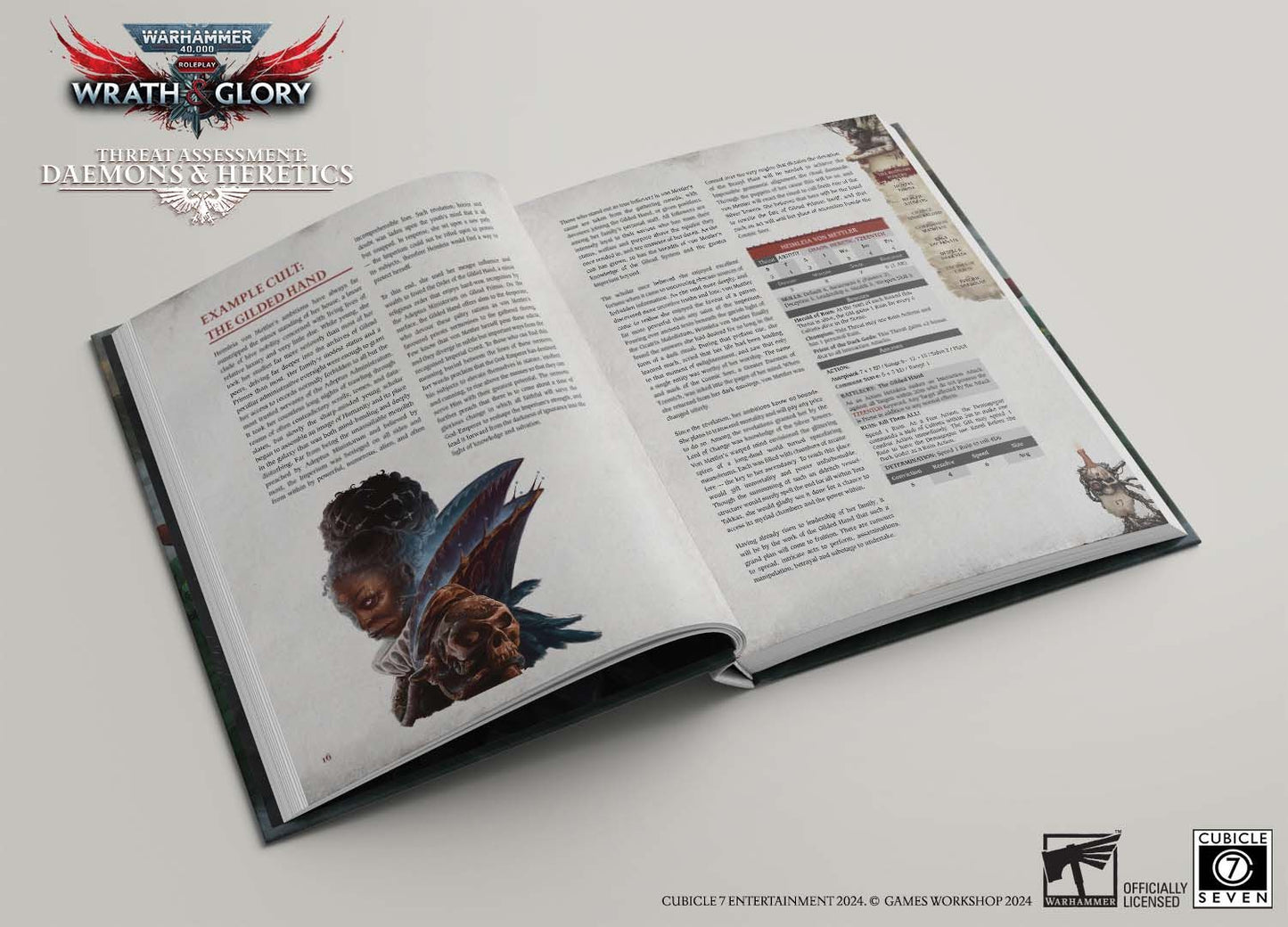 Warhammer 40k RPG Wrath & Glory Threat Assessment: Daemons & Heretics