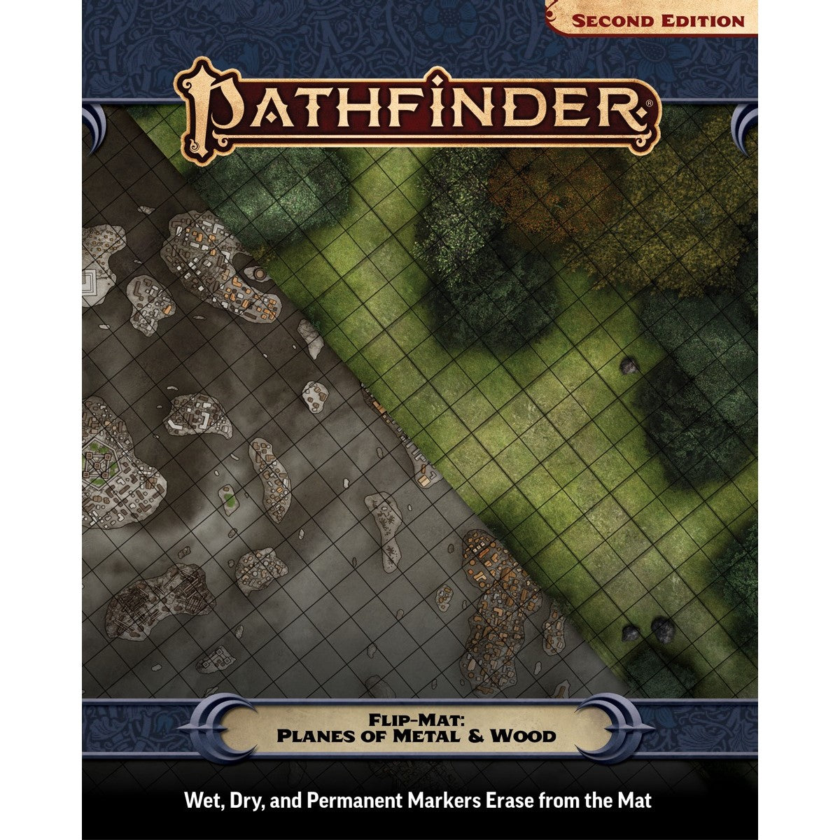 Pathfinder Second Edition FlipMat Planes of Metal and Wood