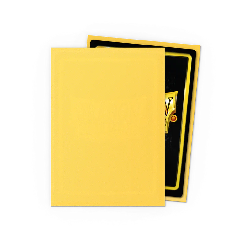 Dragon Shield: Sleeves – Matte – Yellow 100
