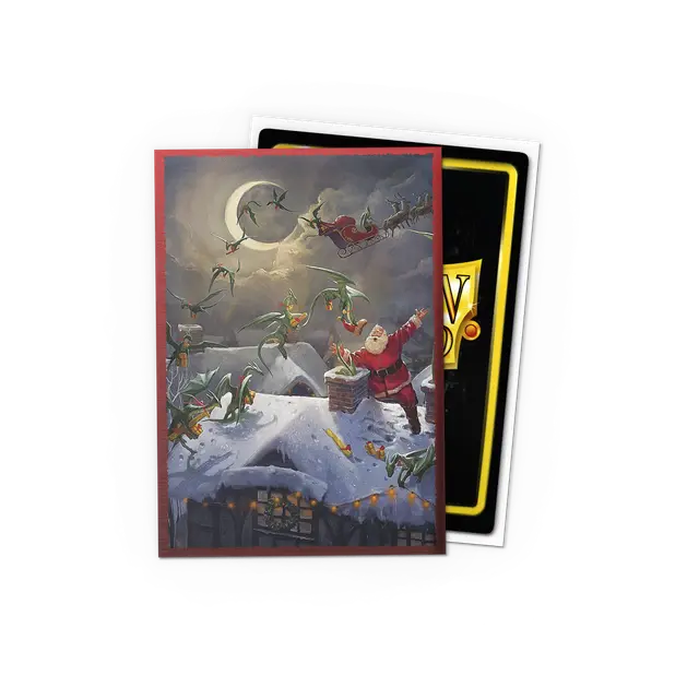 Dragon Shield: Sleeves – Japanese Size Sleeves – Brushed Art – Christmas 2023 60