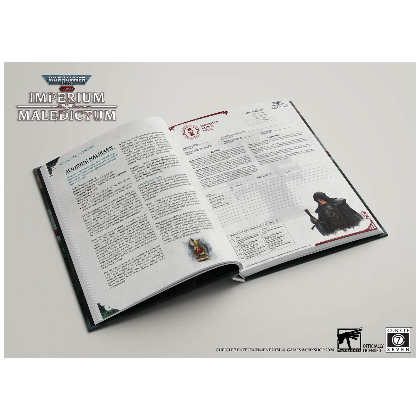 Warhammer 40,000 Roleplay: Imperium Maledictum Inquisition GM's Guide